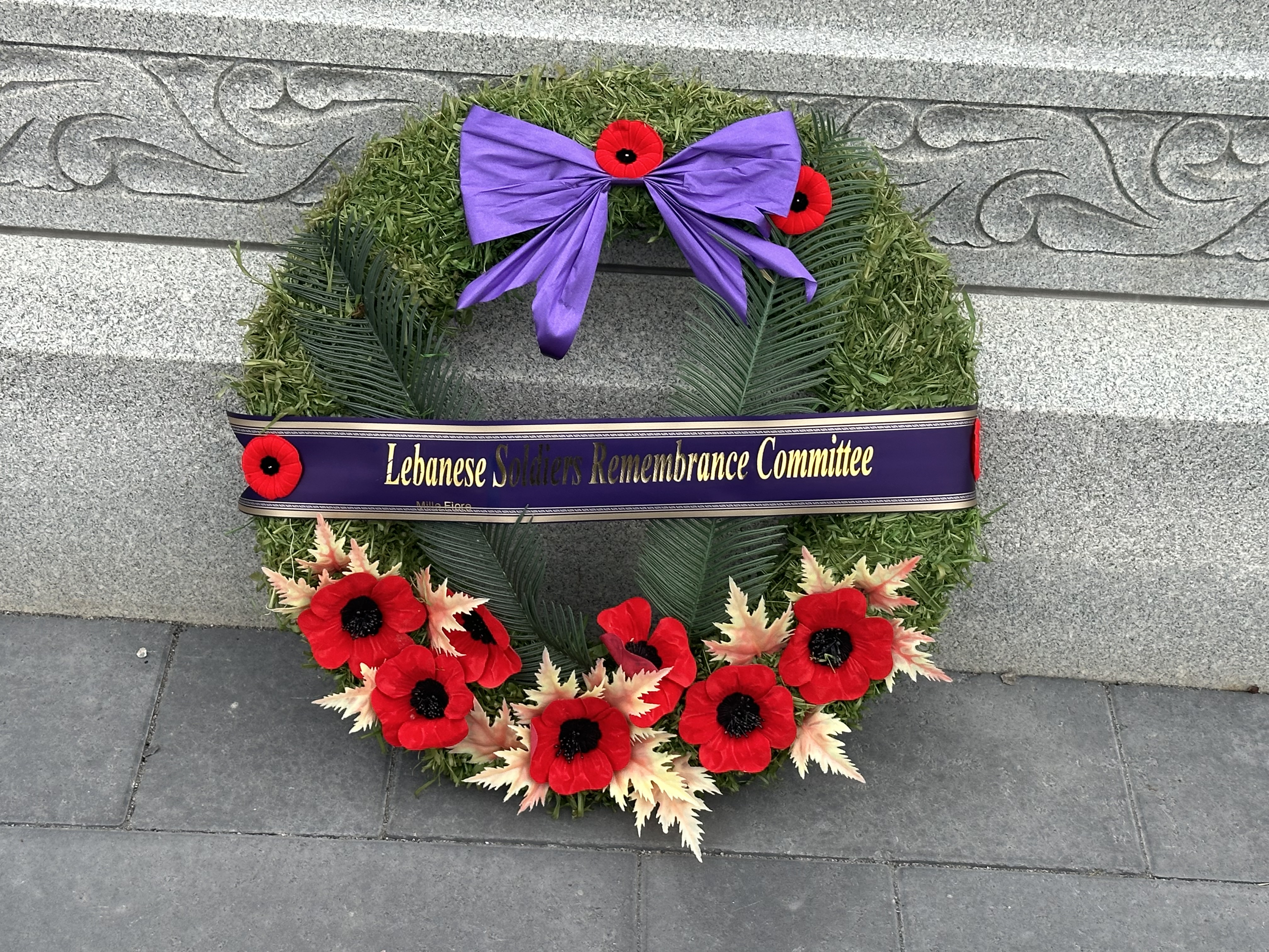 Lebanese Soldiers Remembrance Committee’s First Wreath-Laying Ceremony