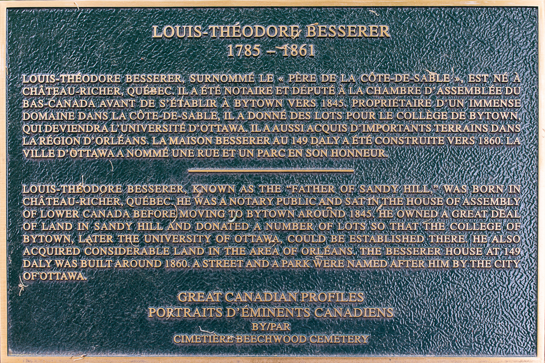 LT Bessere Plaque