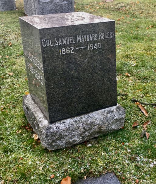 Samuel Rogers Grave monument