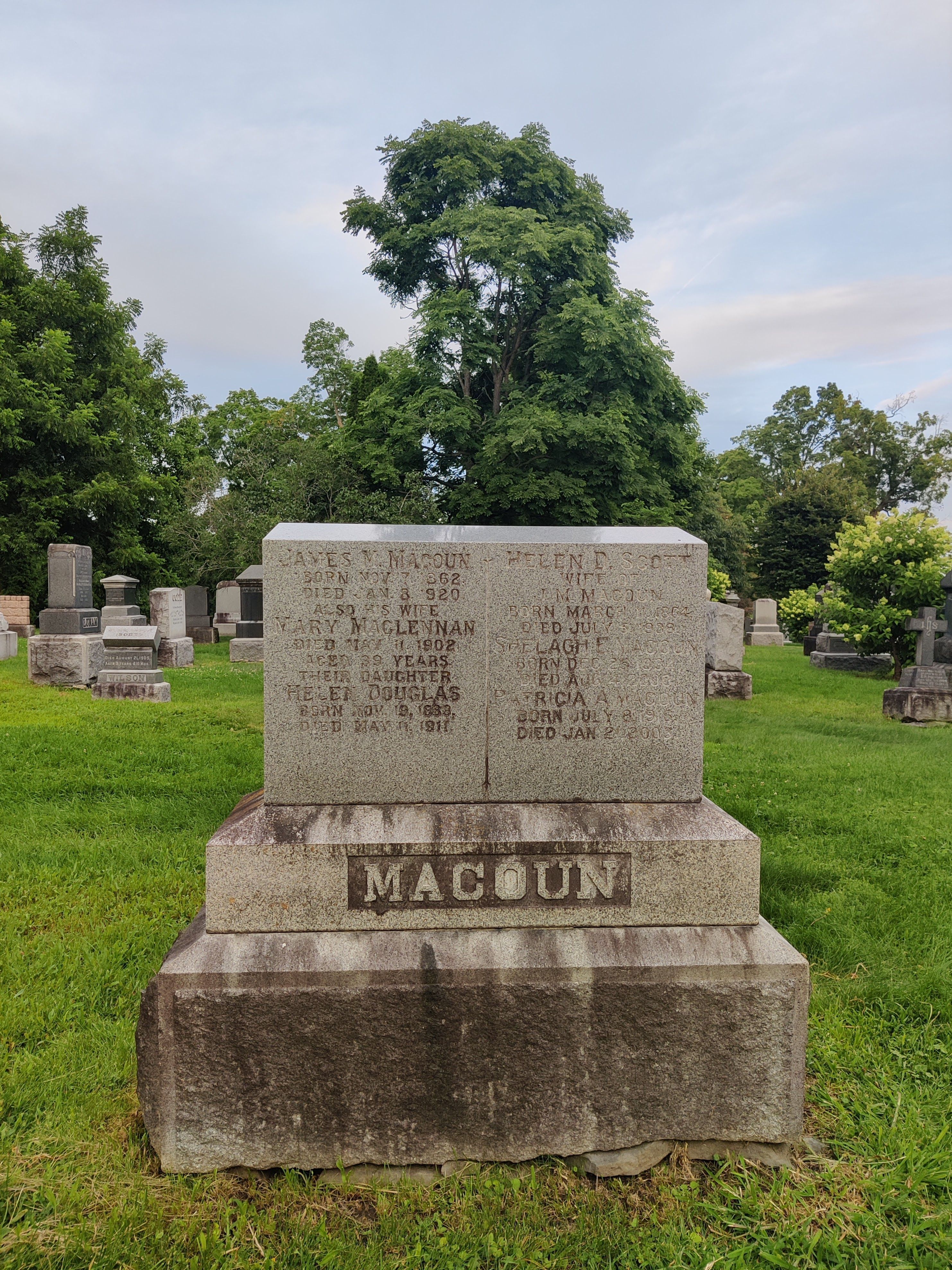 macoun grave